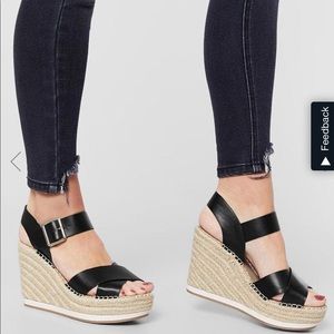 Oaten Strappy Espadrille Wedge Sandal SODA